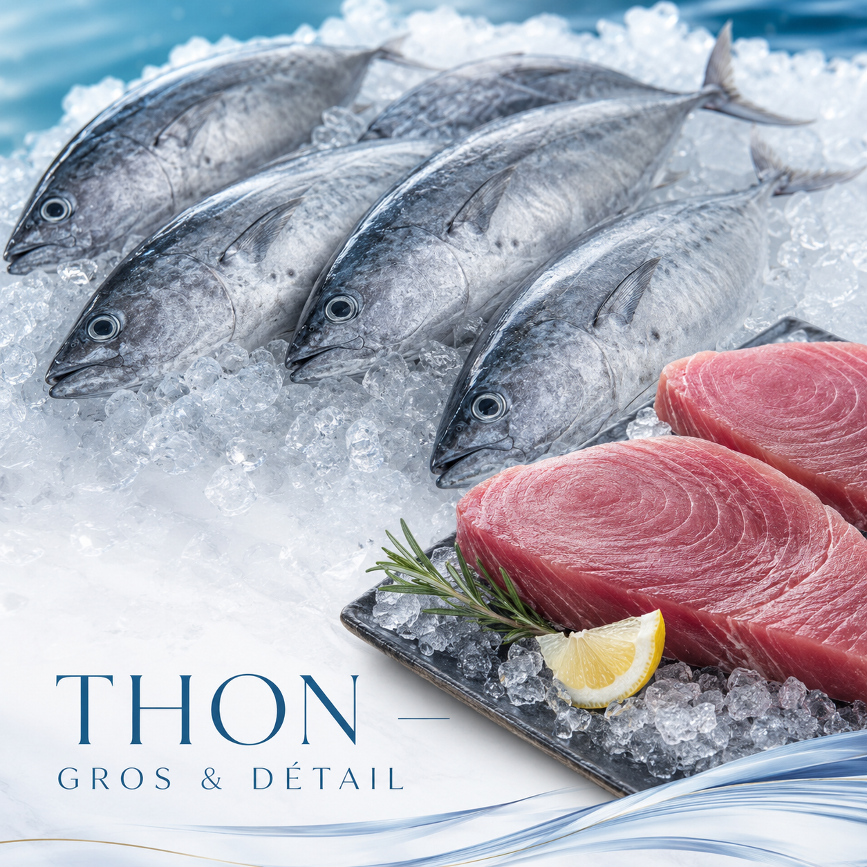 Thon entier et steaks de thon